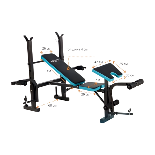 Weight Bench with Preacher Curl