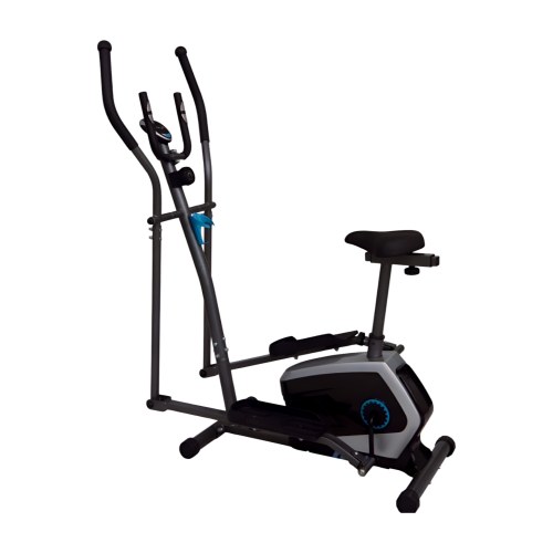 Standing elliptical bike with seat